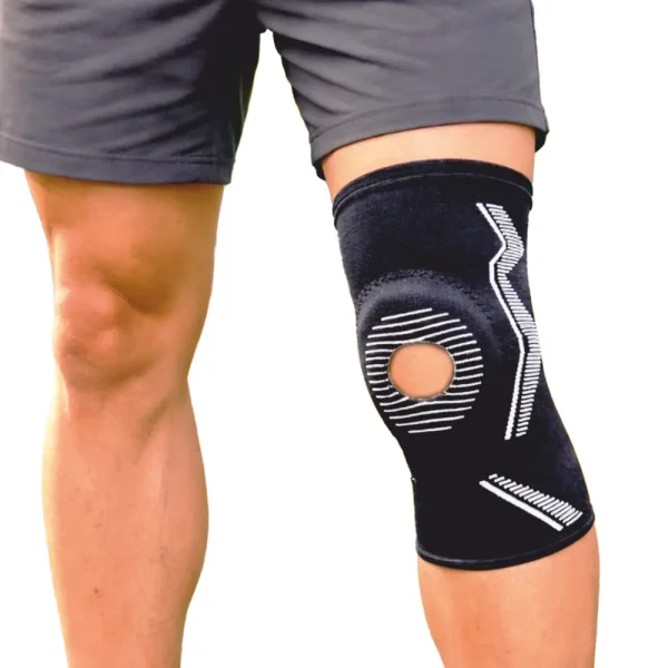 UM KNEE SUPPORT OPEN PATELLA WITH SILICONE