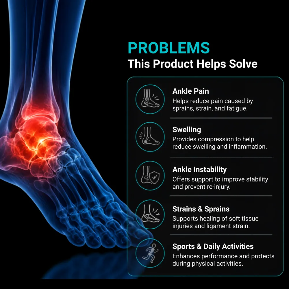 UM ANKLE SUPPORT W/STRAP (NEOPRENE) - Image 2