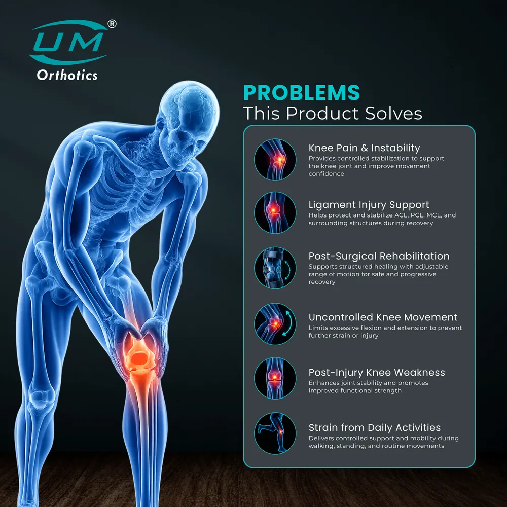 UM KNEE HINGE STABILIZER NEOPRENE - Image 2