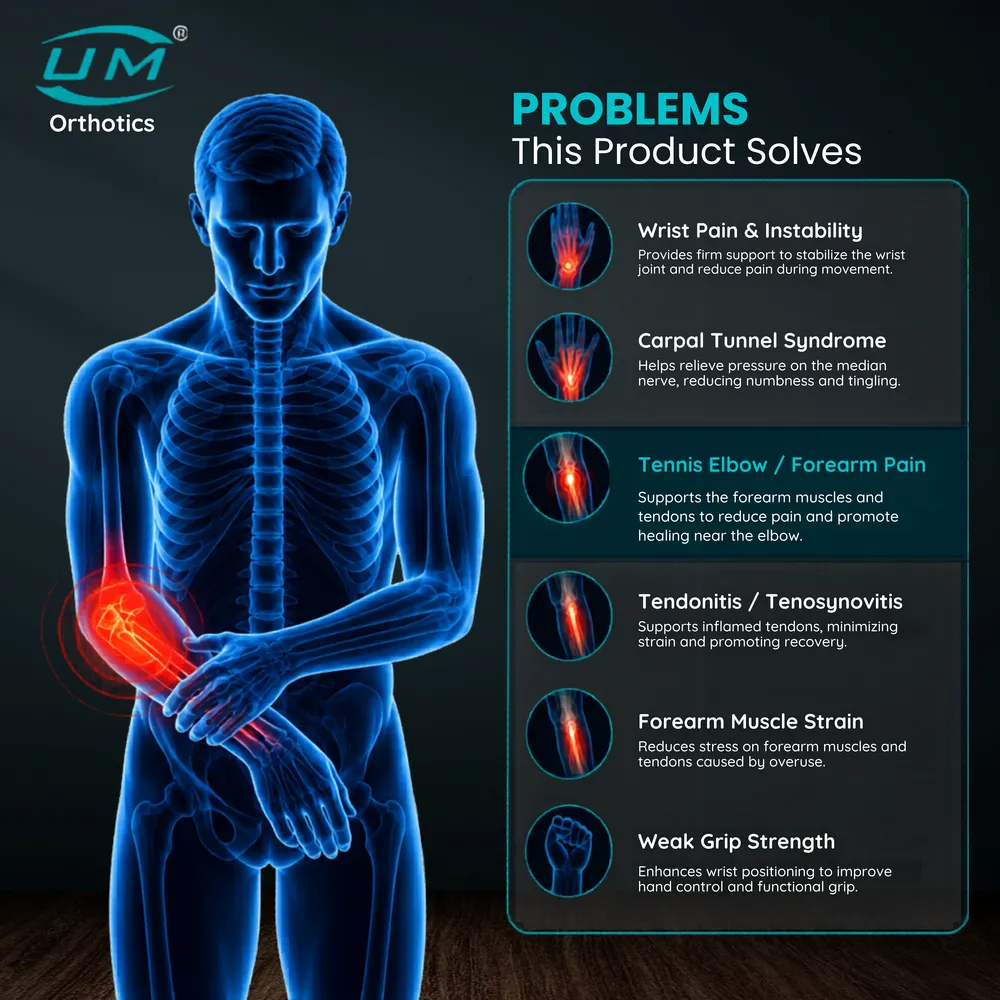 UM TENNIS ELBOW SUPPORT WRAP ROUND - Image 2
