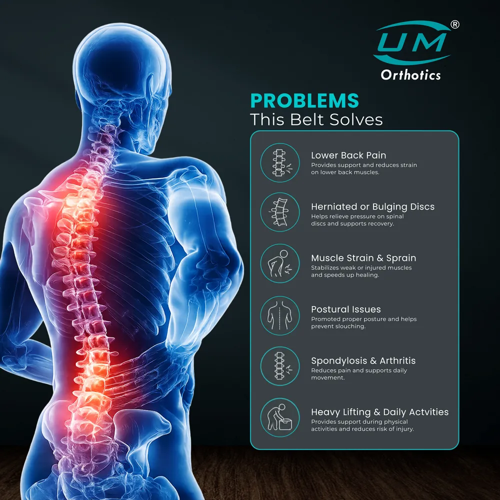 UM U-TECH LUMBAR CORSET CHAIR BACK SUPPORT - Image 2