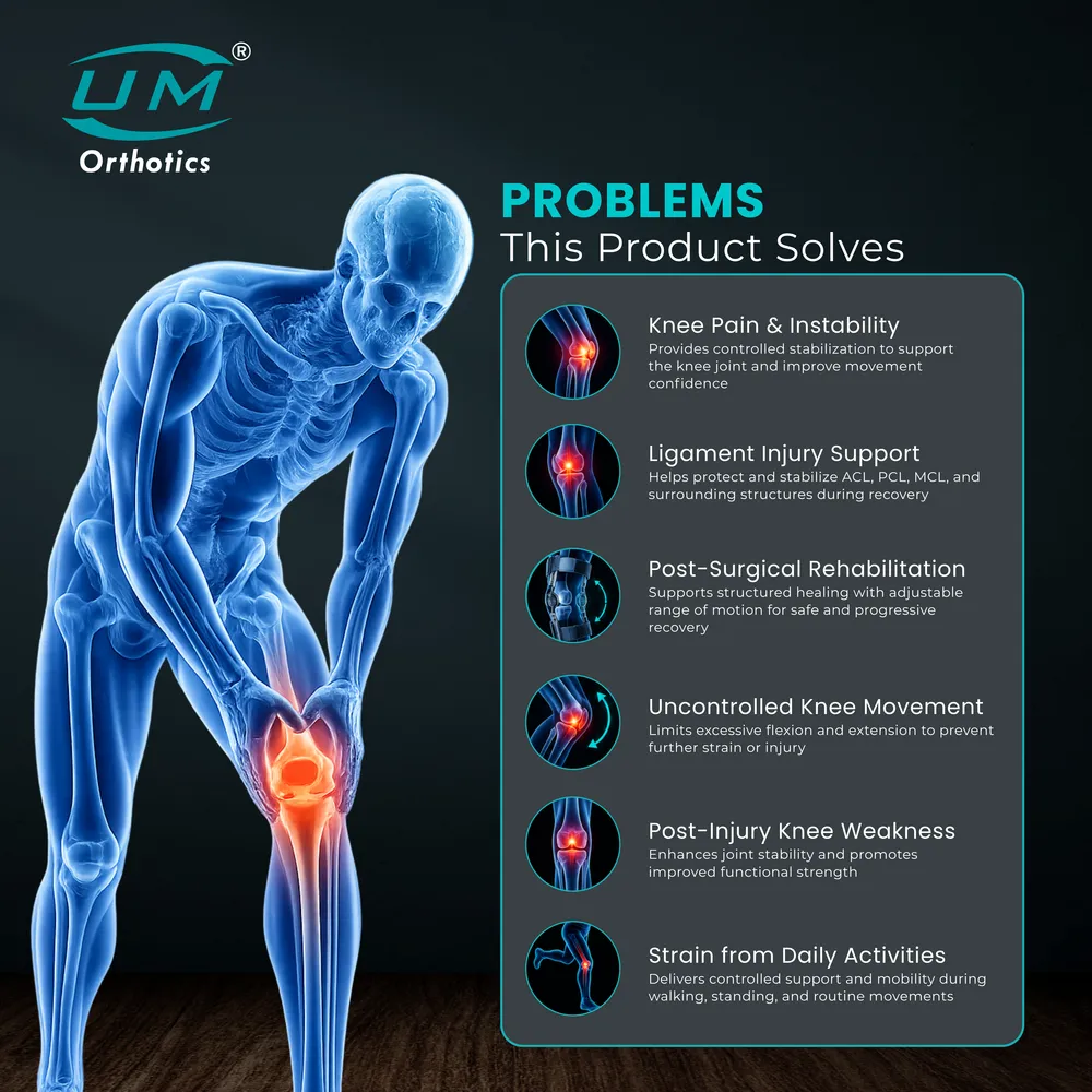UM KNEE SUPPORT OPEN PATELLA WITH SILICONE - Image 2