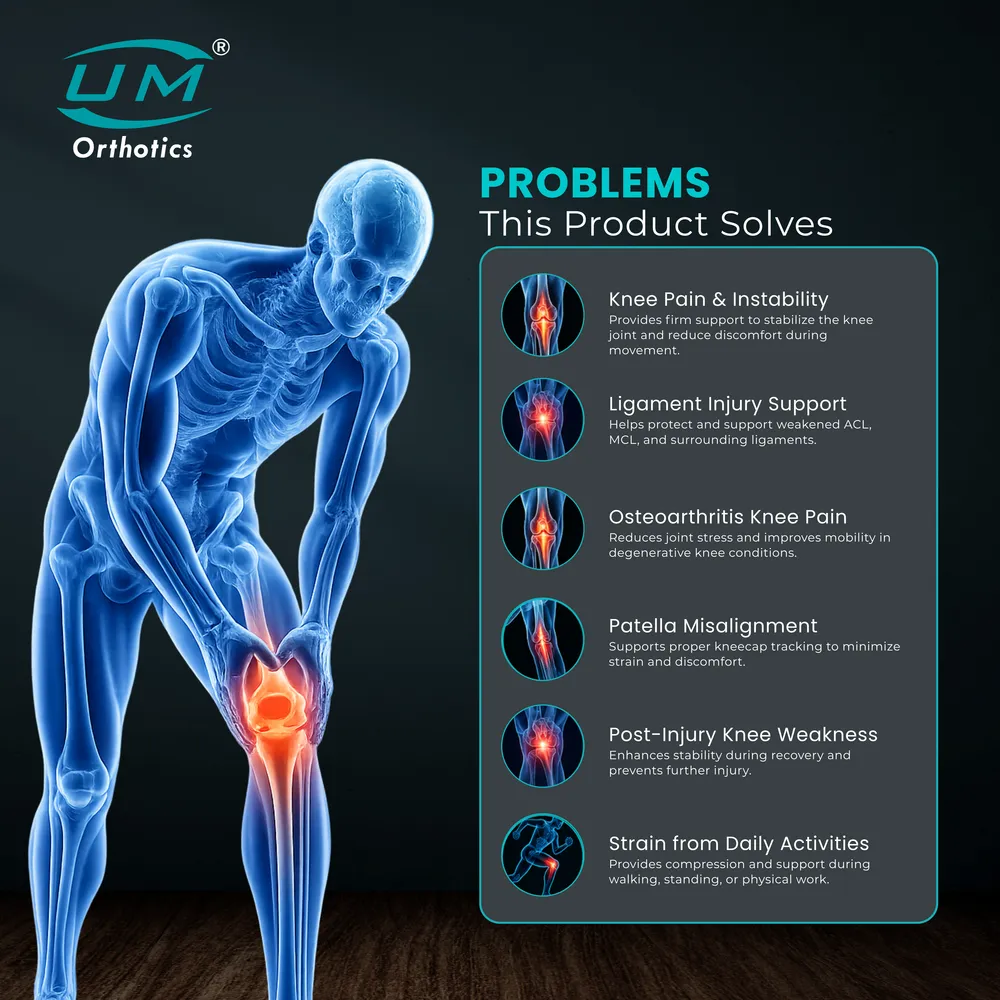 UM KNEE CAP WITH HINGES REINFORCED - Image 2