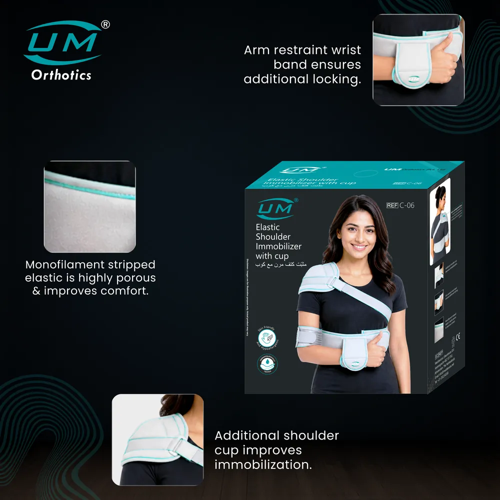 UM ELASTIC SHOULDER IMMOBILIZER W/CUP - Image 3
