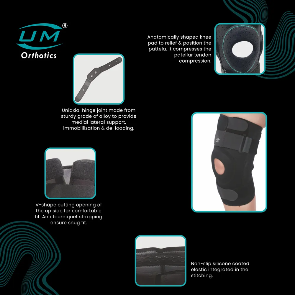UM KNEE HINGE STABILIZER NEOPRENE - Image 3