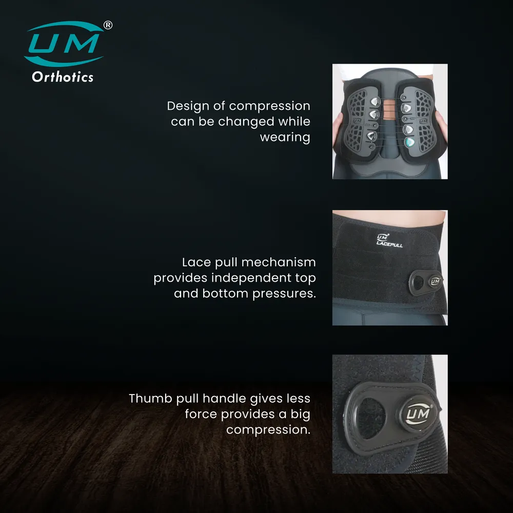 UM U-TECH LUMBAR CORSET CHAIR BACK SUPPORT - Image 3