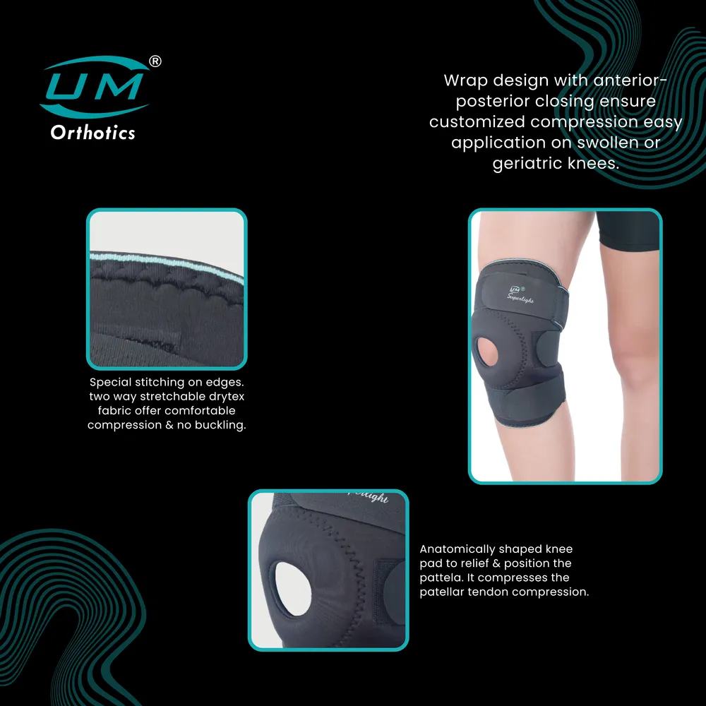 UM KNEE SUPPORT OPEN PATELA DRYTEX - Image 3