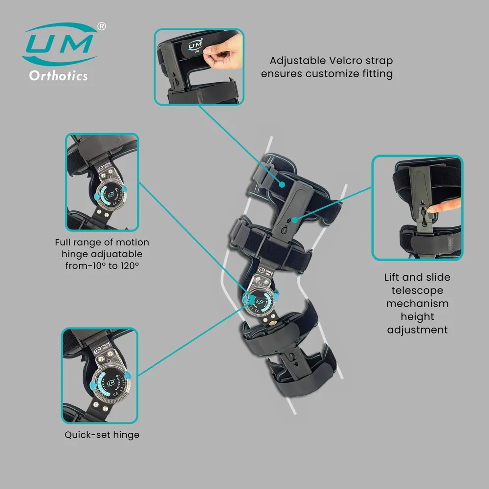 UM R.O.M KNEE BRACE ADJUSTER TELESCOPE - Image 3