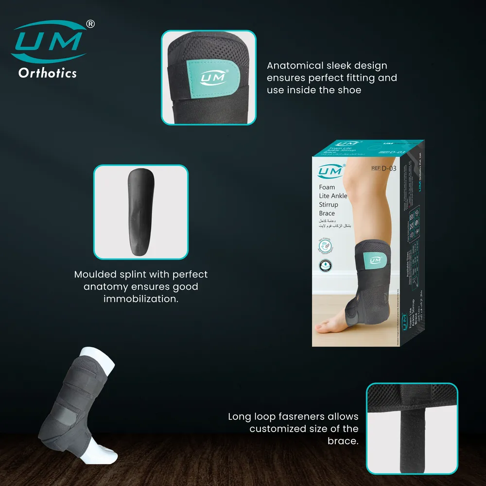UM FOAM LITE ANKLE STIRRUP BRACE - Image 3
