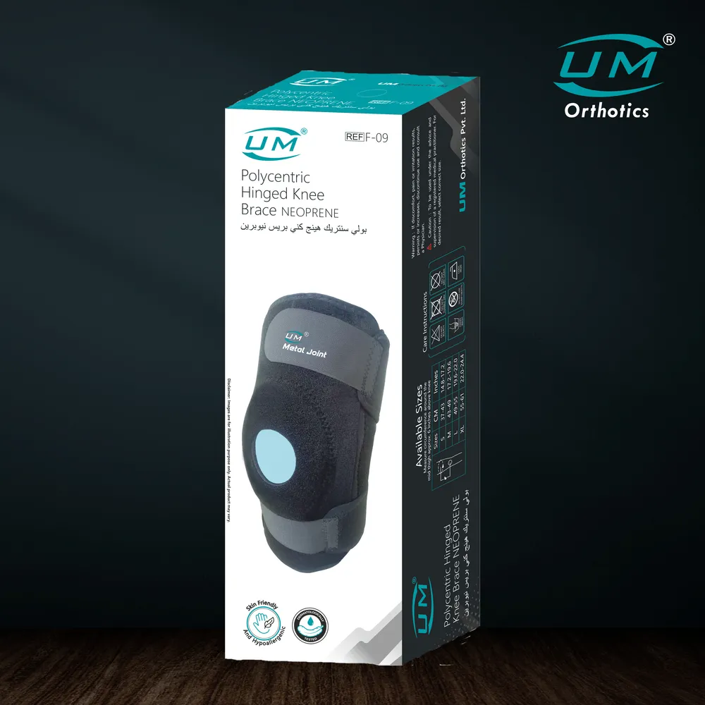 UM POLYCENTRIC HINGED KNEE BRACE NEOPRENE - Image 4