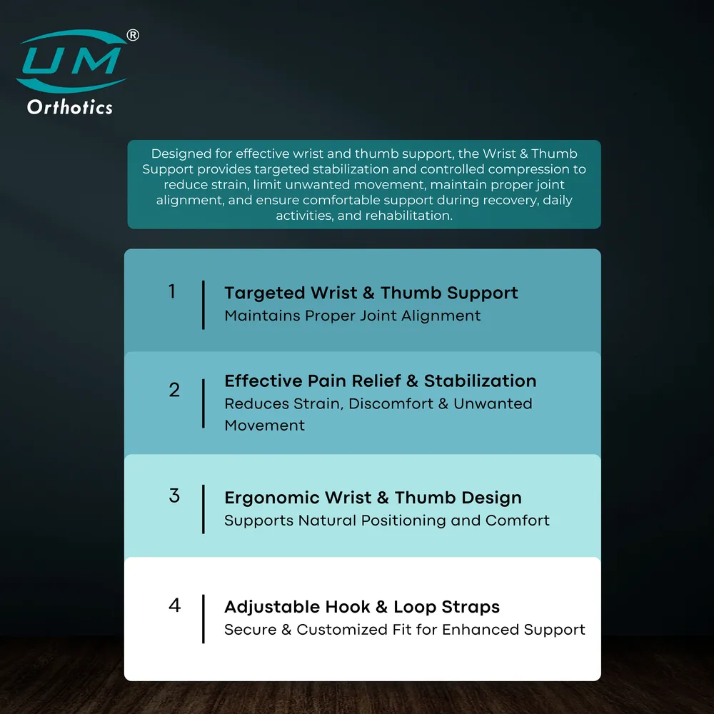 UM WRIST & THUMB SUPPORT (NEOPRENE) - Image 4
