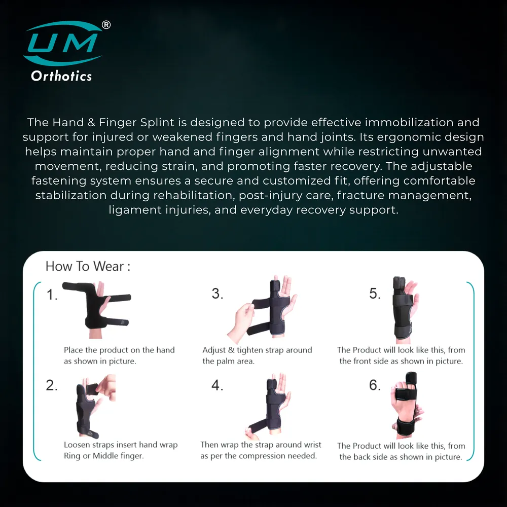 UM HAND & FINGER SPLINT ( UNI) - Image 4