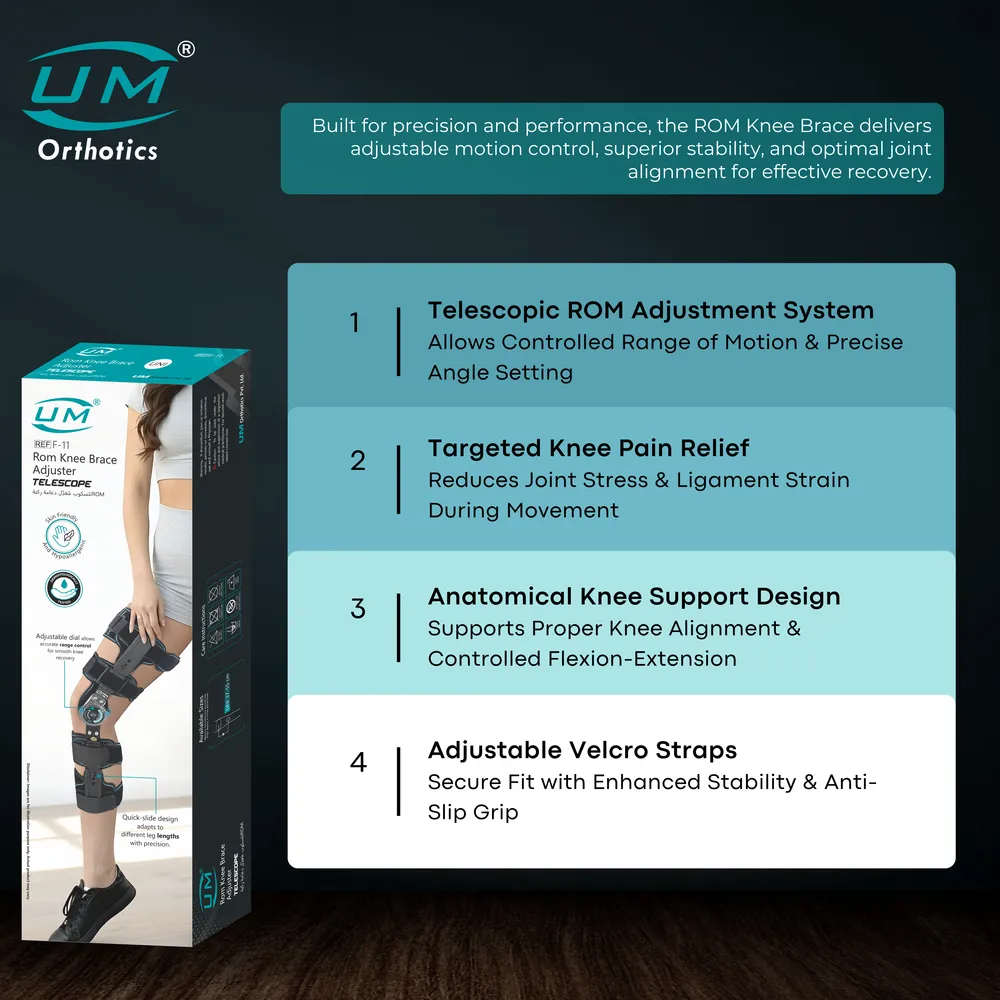 UM R.O.M KNEE BRACE ADJUSTER TELESCOPE - Image 4