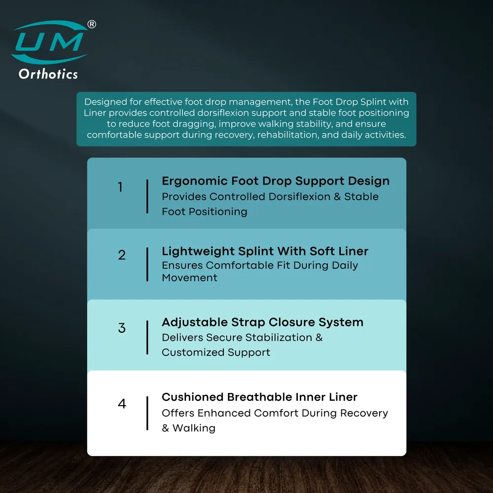 UM FOOT DROP SPLINT WITH LINER - Image 4
