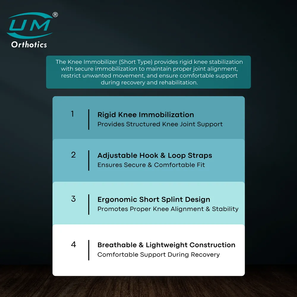 UM KNEE IMMOBILIZER SHORT TYPE 14" - Image 6