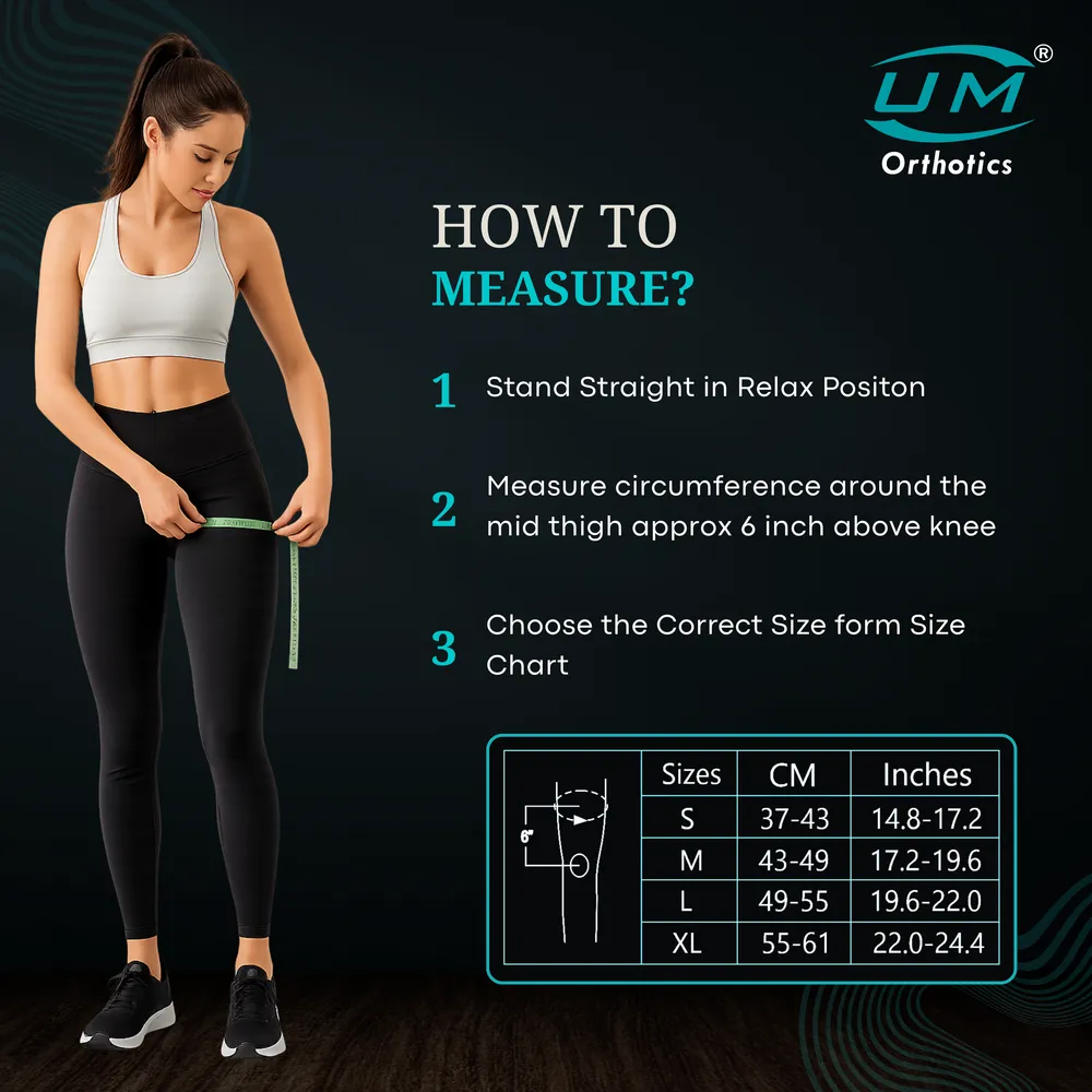 UM POLYCENTRIC HINGED KNEE BRACE NEOPRENE - Image 6