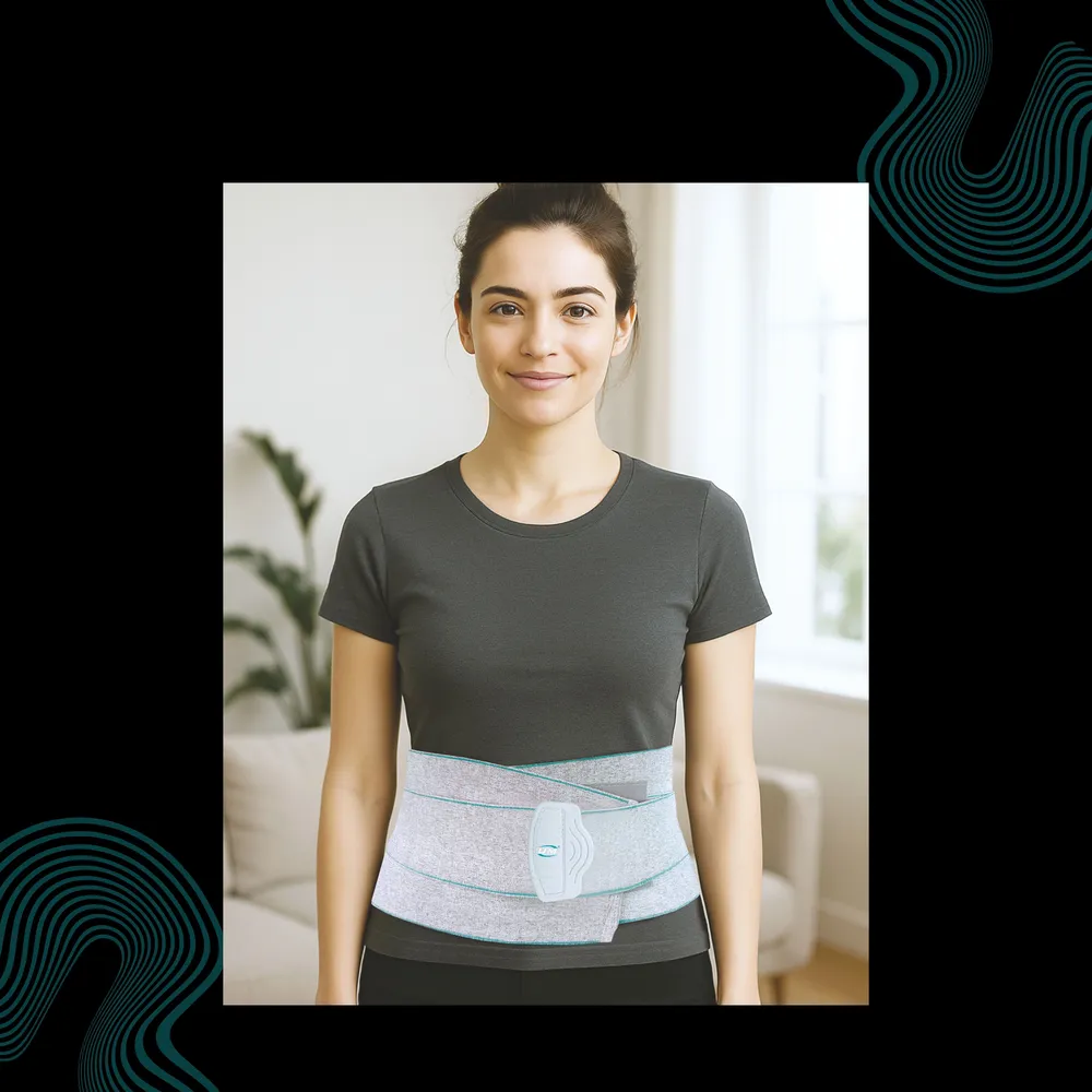 UM LUMBAR BACK SUPPORT WITH ALLOY