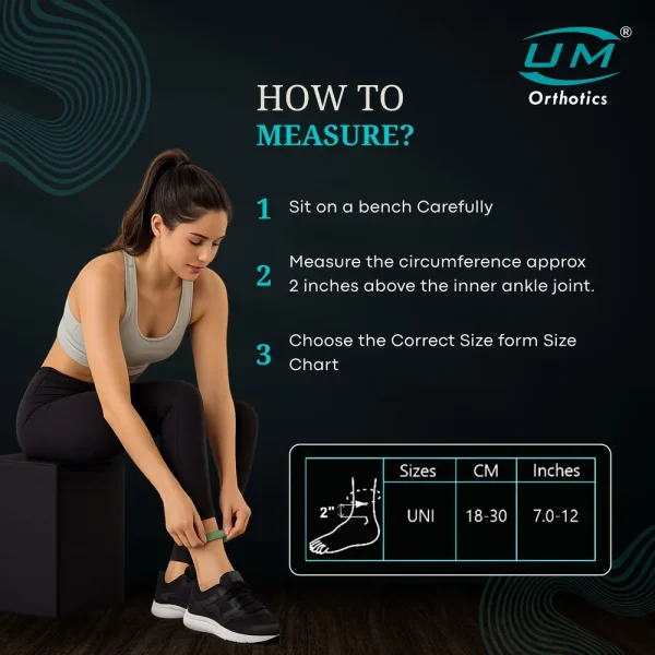 UM ANKLE BINDER ELASTIC