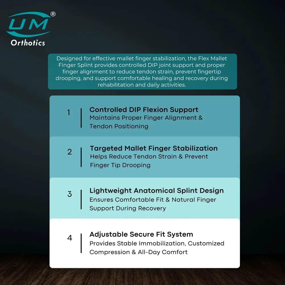 UM FLEX MALLET FINGER SPLINT
