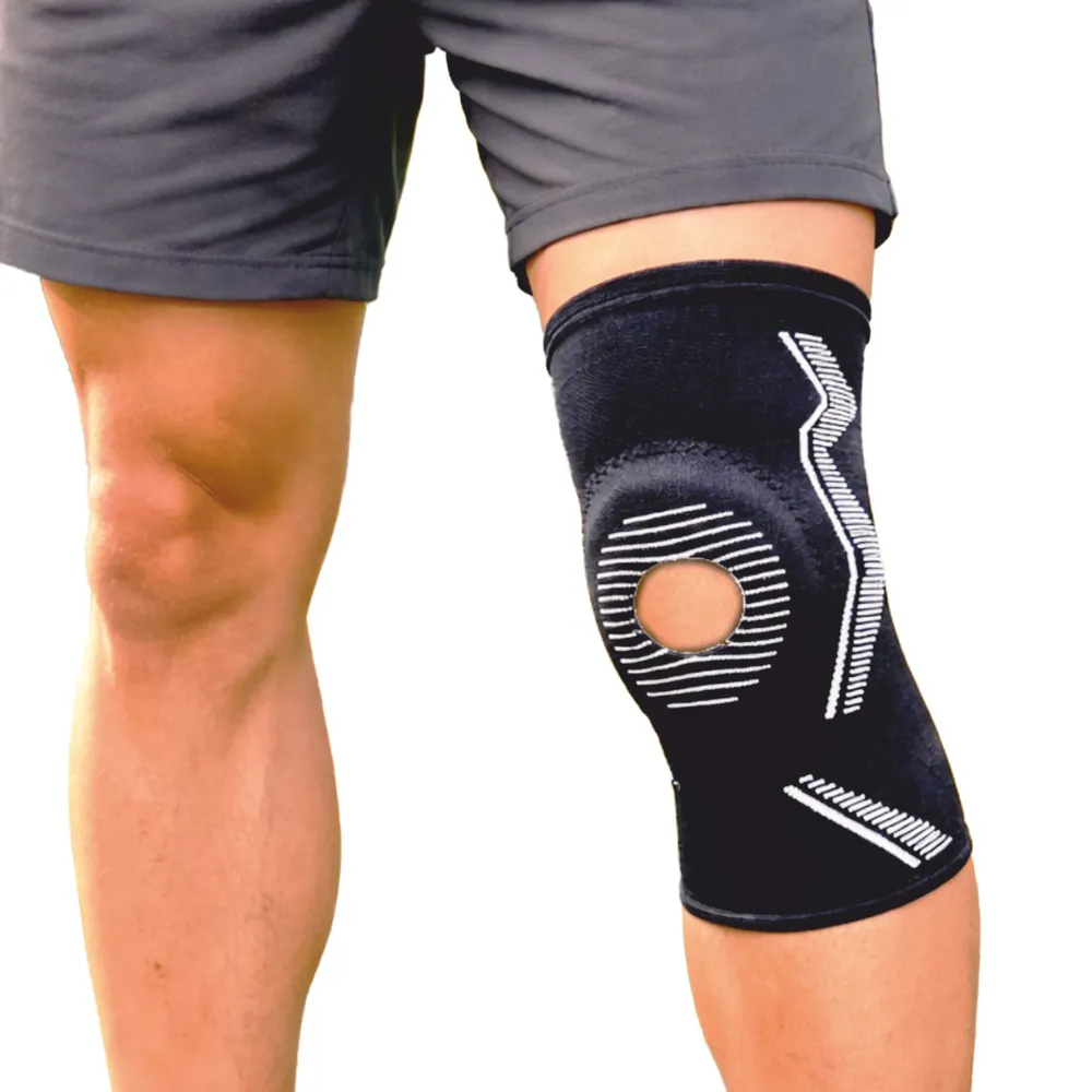 UM KNEE SUPPORT OPEN PATELLA WITH SILICONE