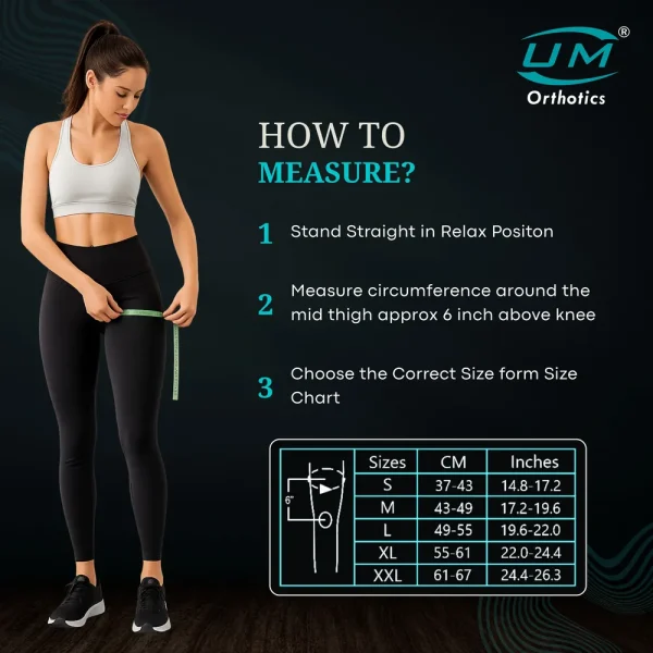 UM KNEE SUPPORT OPEN PATELLA WITH SILICONE