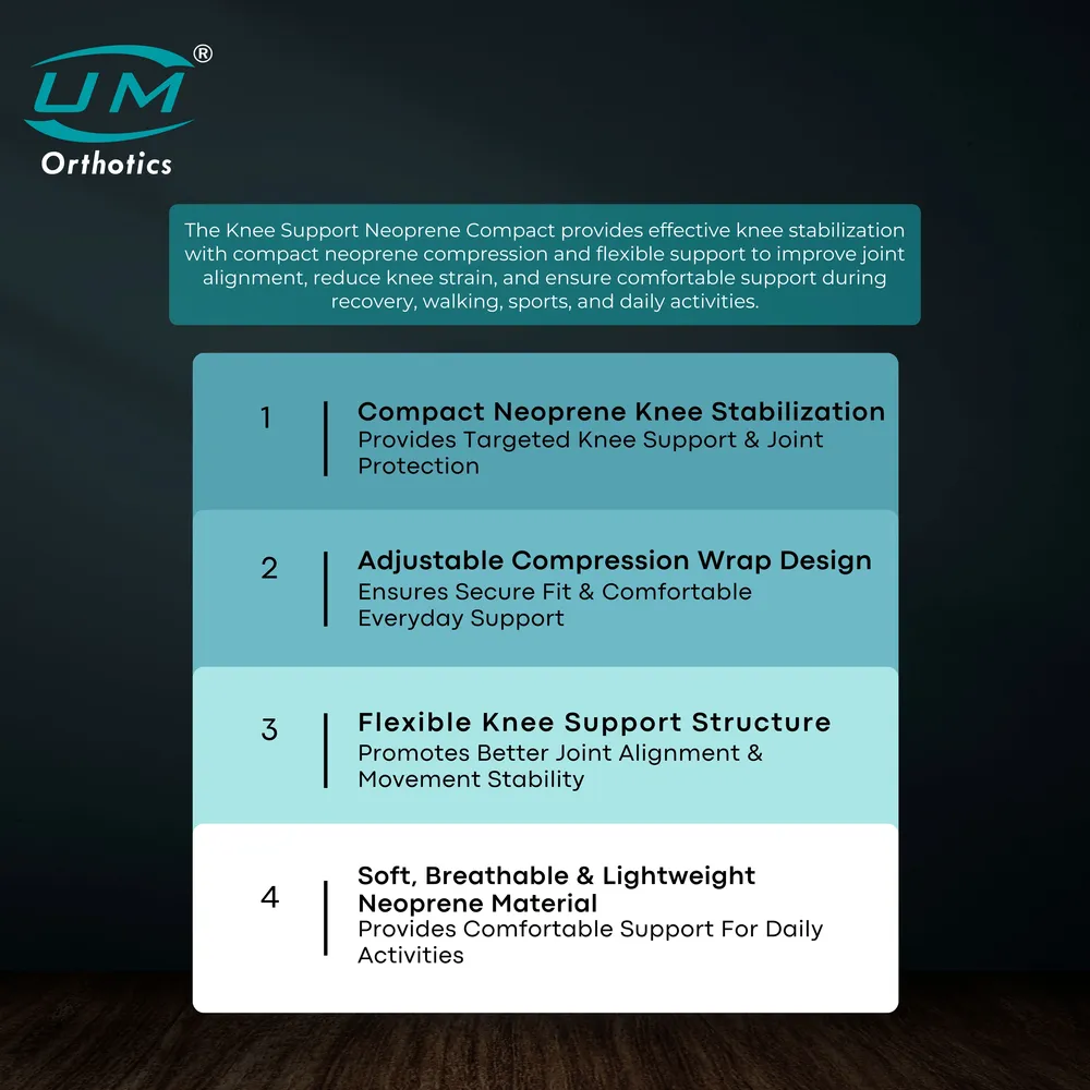 UM KNEE SUPPORT NEOPRENE COMPACT