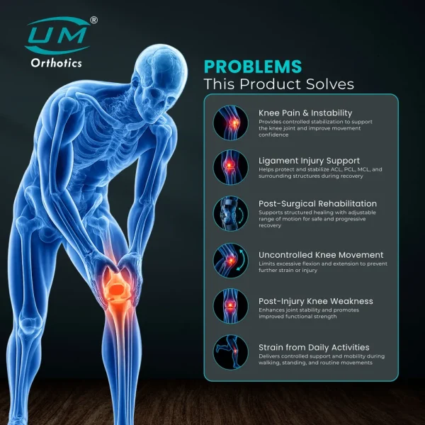 UM KNEE IMMOBILIZER LONG TYPE 22"