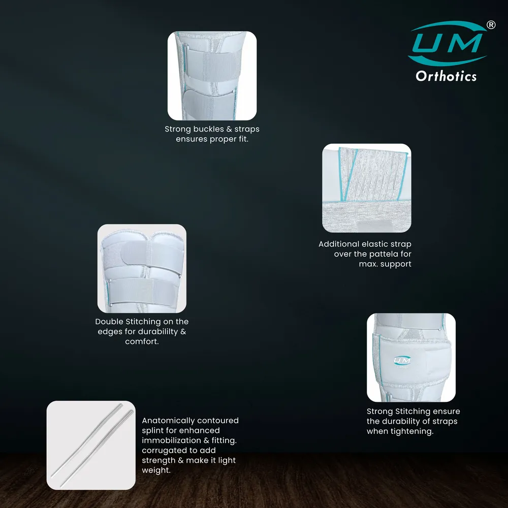 UM KNEE IMMOBILIZER LONG TYPE 22"