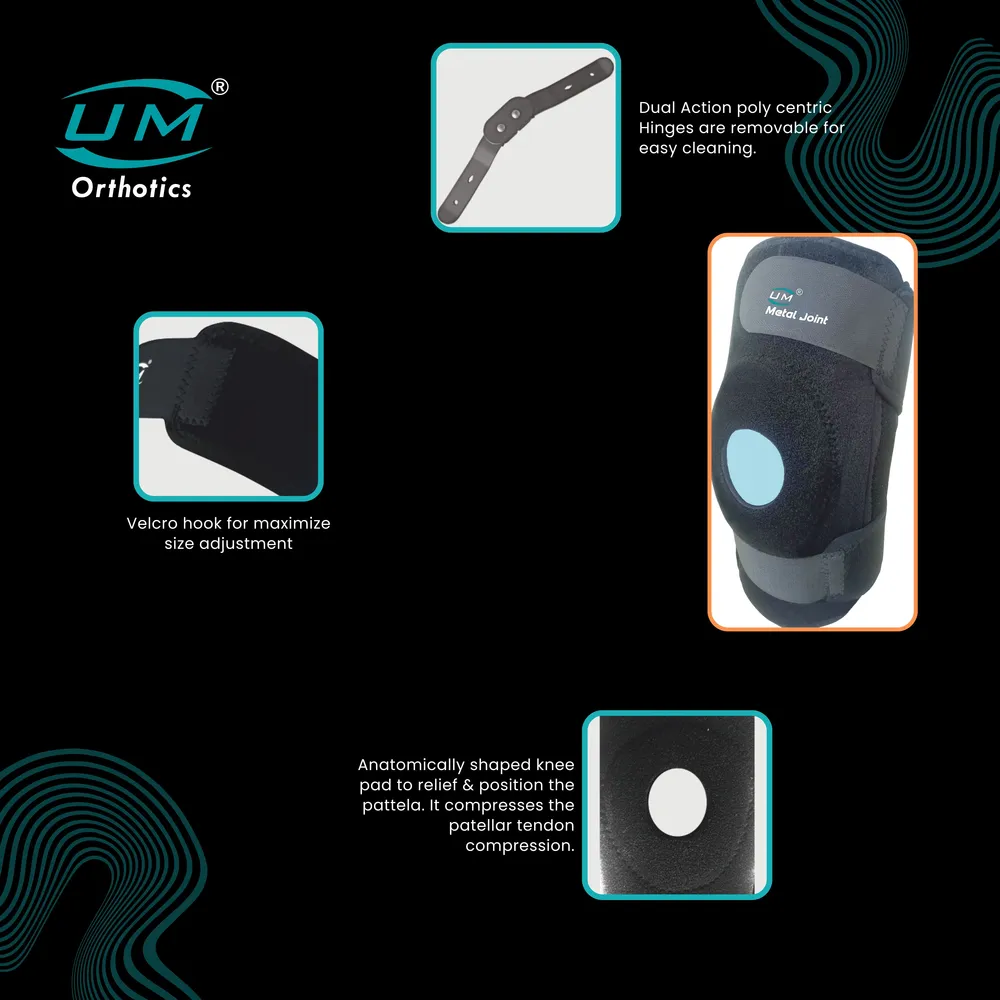 UM POLYCENTRIC HINGED KNEE BRACE NEOPRENE