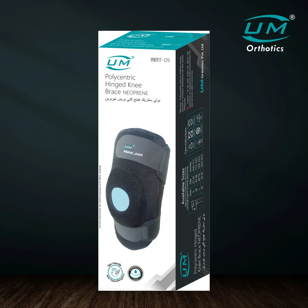 UM POLYCENTRIC HINGED KNEE BRACE NEOPRENE