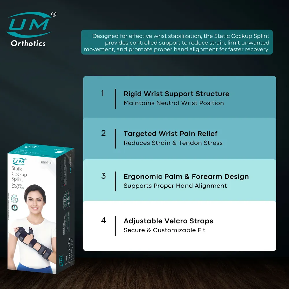UM STATIC COCKUP SPLINT RT/LT