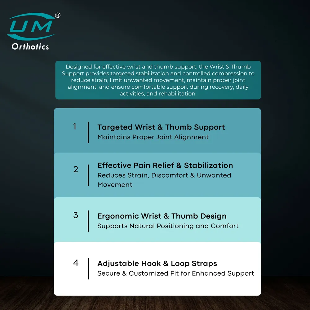 UM WRIST & THUMB SUPPORT (NEOPRENE)