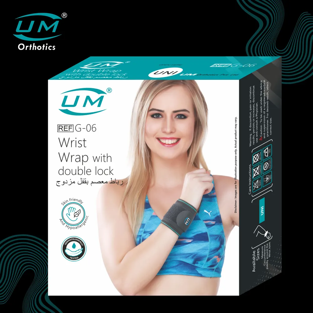 UM WRIST WRAP WITH DOUBLE LOCK