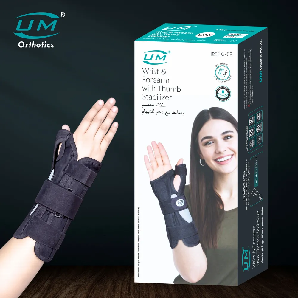 UM WRIST & FOREARM WITH THUMB STABILIZER