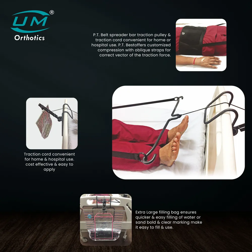 UM PELVIC TRACTION SET WITH WEIGHT BAG