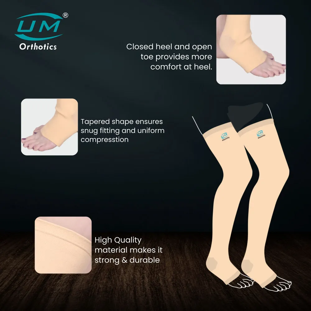 UM COMPRESSION STOCKINGS MID THIGH