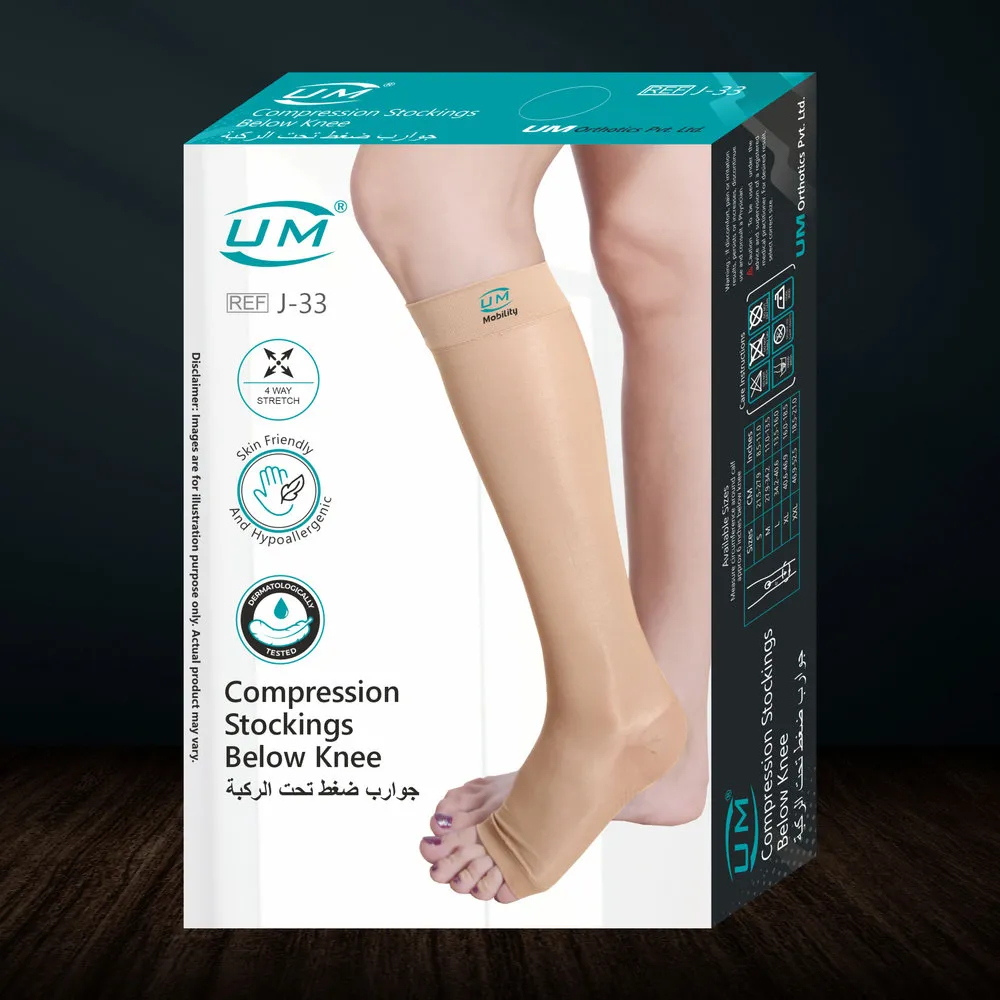 UM COMPRESSION STOCKINGS BELOW KNEE