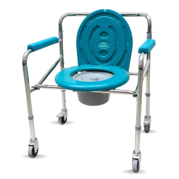 COMMODE CHAIR WITH WHEELS