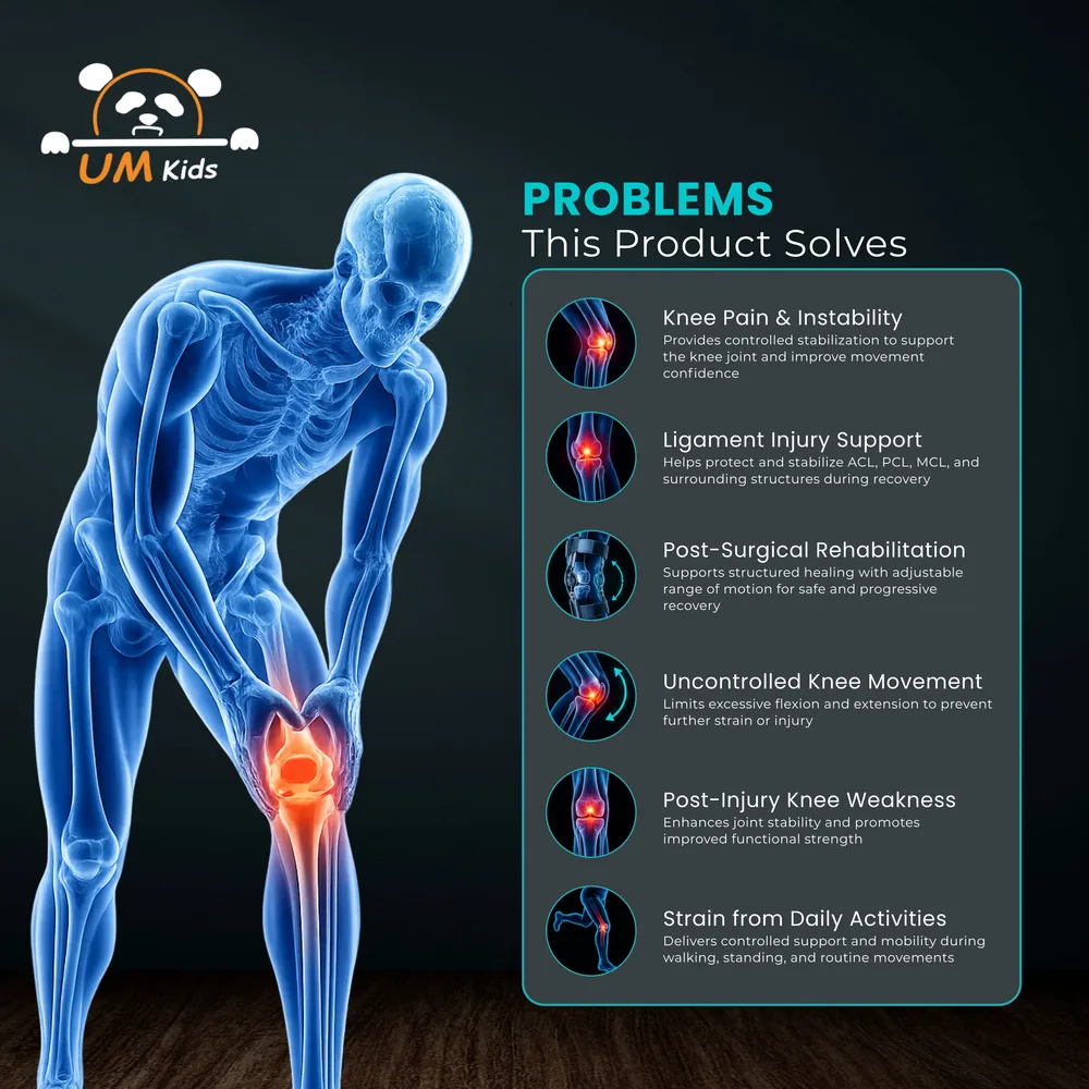 UM PAEDIATRIC KNEE IMMOBILIZER