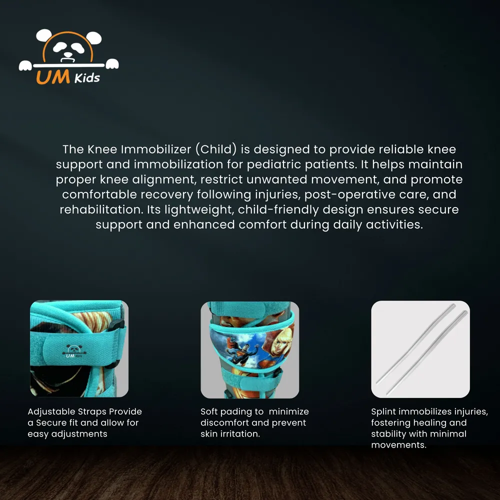 UM PAEDIATRIC KNEE IMMOBILIZER