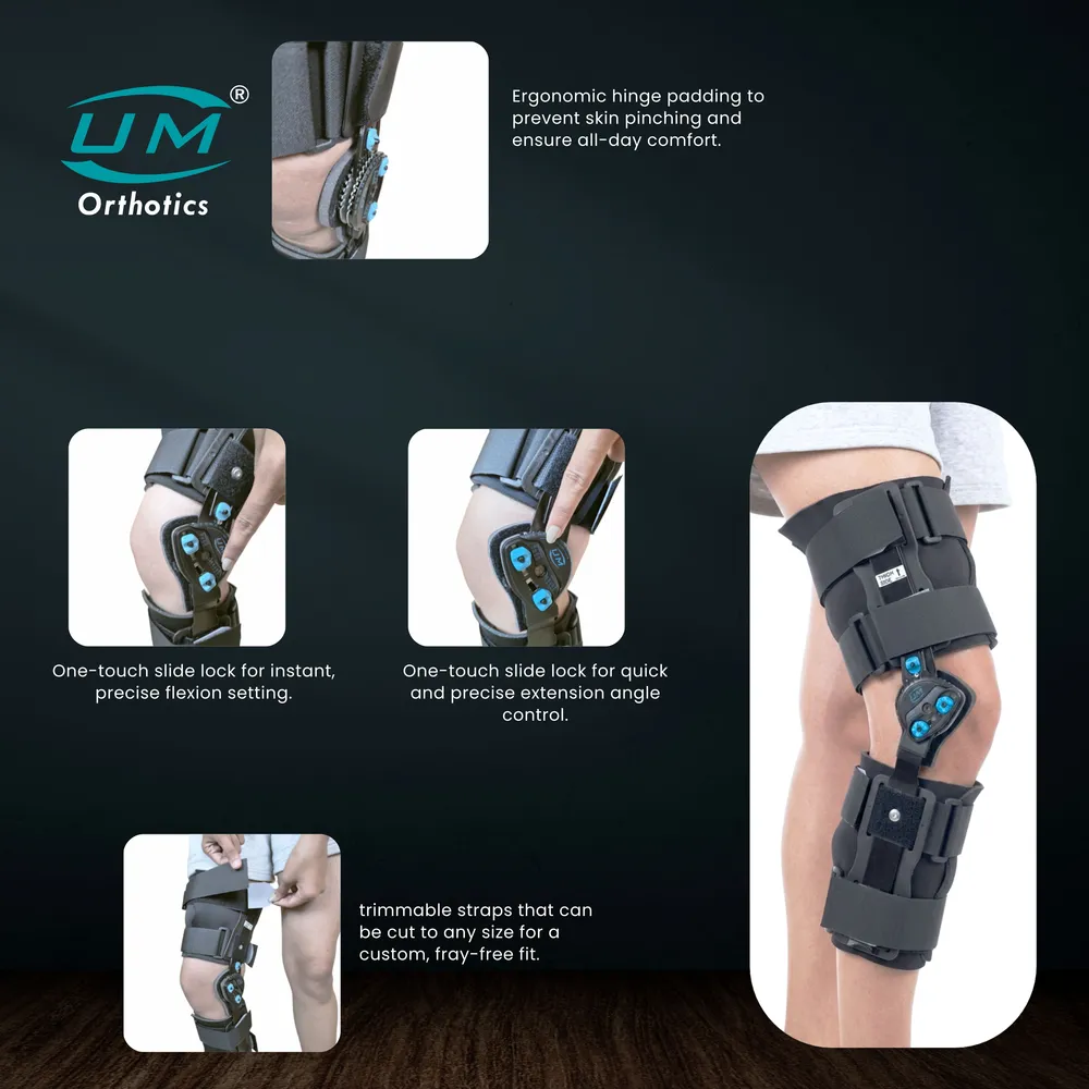 Rom Safety Lock Knee Brace - Image 3