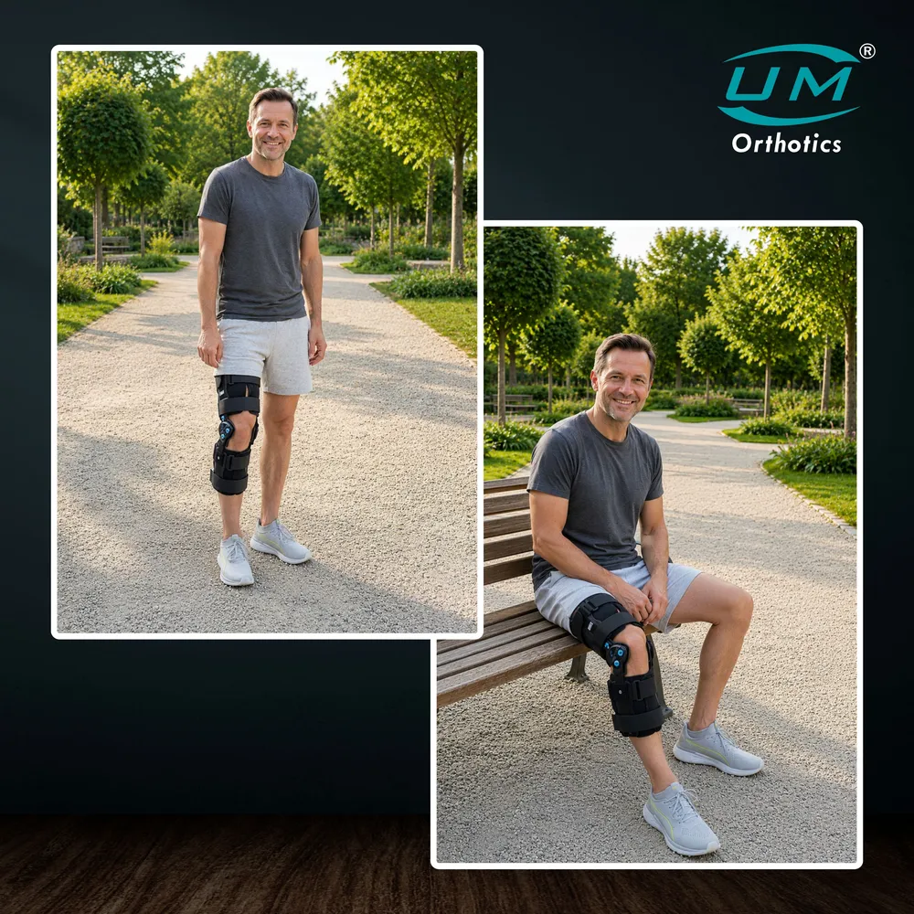 Rom Safety Lock Knee Brace - Image 5